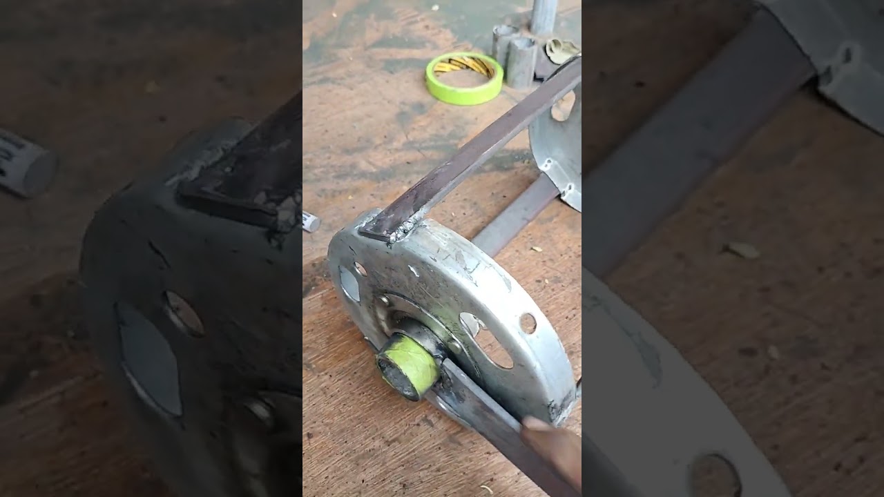 DIY air hose reel on a budget 