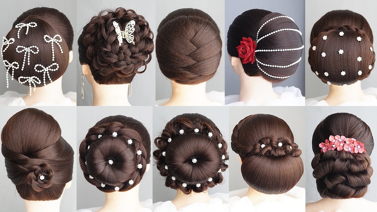 TOP 10 Simple and Elegant Bun Hairstyles for Wedding Guest & Party | Classic & Modern Updo Ideas