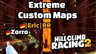 💥🏆 3 EXTREME CUSTOM MAPS in HILL CLIMB RACING 2