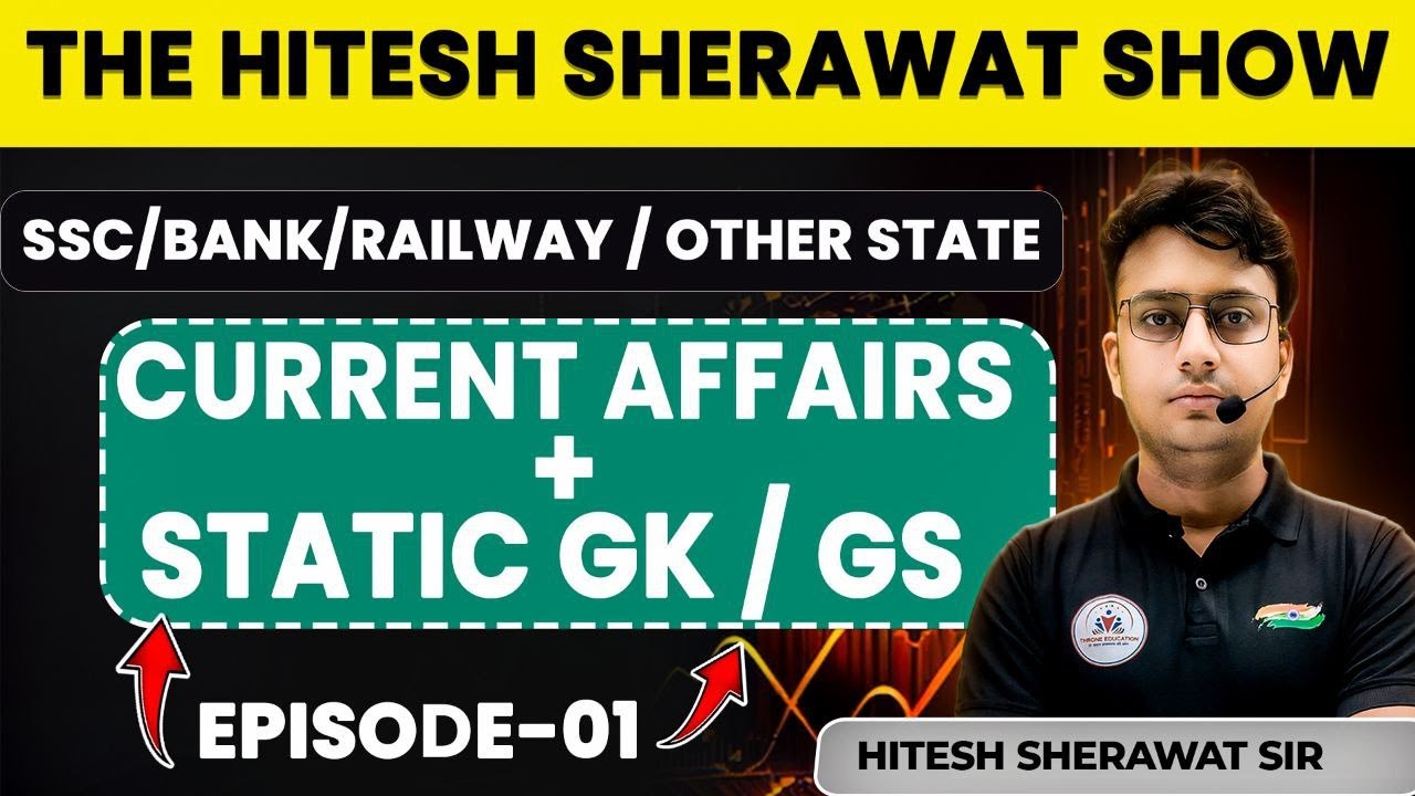 12 June 2024 | Current Affairs With  Static GK + GS | By Hitesh Sherawat