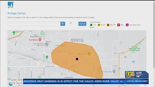 Power outage impacts nearly 4,000 homes and businesses in east Bakersfield