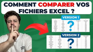 Comment comparer simplement deux fichiers Excel ?