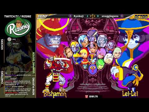 My Bishamon run from WNF Retro's Vampire Savior tournament [Darkstalkers 3] May 2022