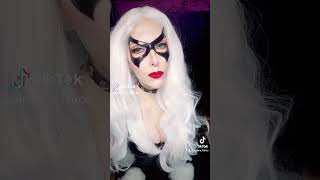 Jessica Felice 04 Black Cat #Cosplay #Shorts: Marvel Character Costume Makeup Dress Up Fit Super Fan