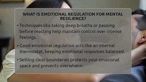 What Is Emotional Regulation For Mental Resilience? - The Personal Growth Path