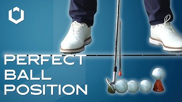 CORRECT BALL POSITION FOR EVERY GOLF CLUB // Ian Fraser Golf Lesson