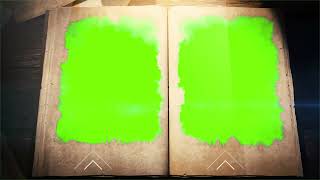 4k Animated Book Opening Green Screen Effect, Green Screen 2023 free , كروما فتح كتاب قديم للمونتاج