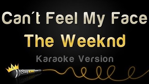 Can't Feel My Face Karaoke version - Karaoke performance video thumbnail