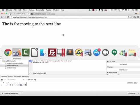 ECMAScript 2015 Unescaped Template Strings