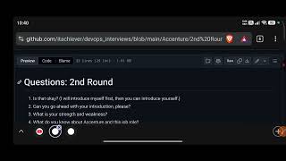 Accenture 2nd Round HR interview questions #DevSecOpsInterview #devopsinterview #Accentureinterview