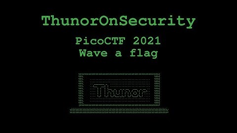Wave a flag Challenge from picoCTF 2021 (General CTF Skills)