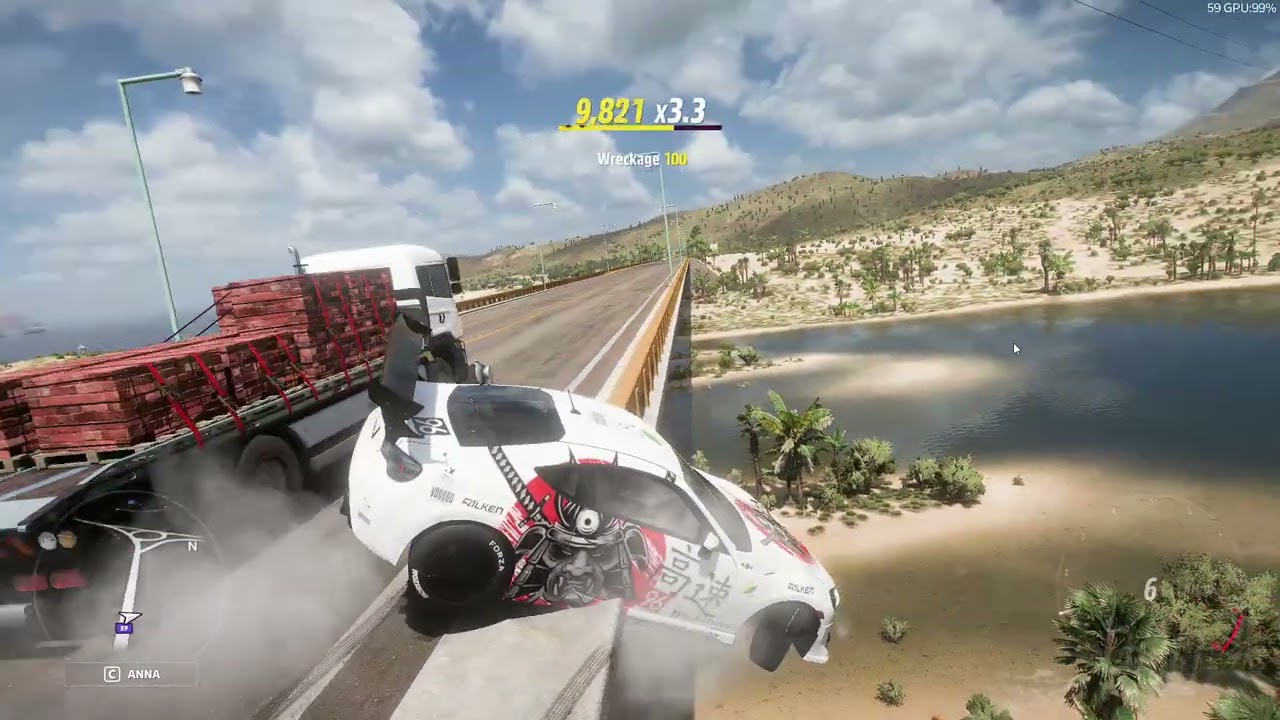 Nearly made a movie scene from just chilling and drifitn (Forza 5)