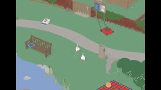 거위게임(2인 커플 플레이!!) [Untitled Goose Game (couple-player)] stage 1 screenshot 2