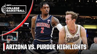 Arizona Wildcats vs. Purdue Boilermakers | Full Game Highlights