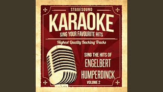 Video thumbnail of "Stagesound Karaoke - Funny Familiar Forgotten Feelings (Originally Performed By Engelbert Humperdinck) (Karaoke Version)"
