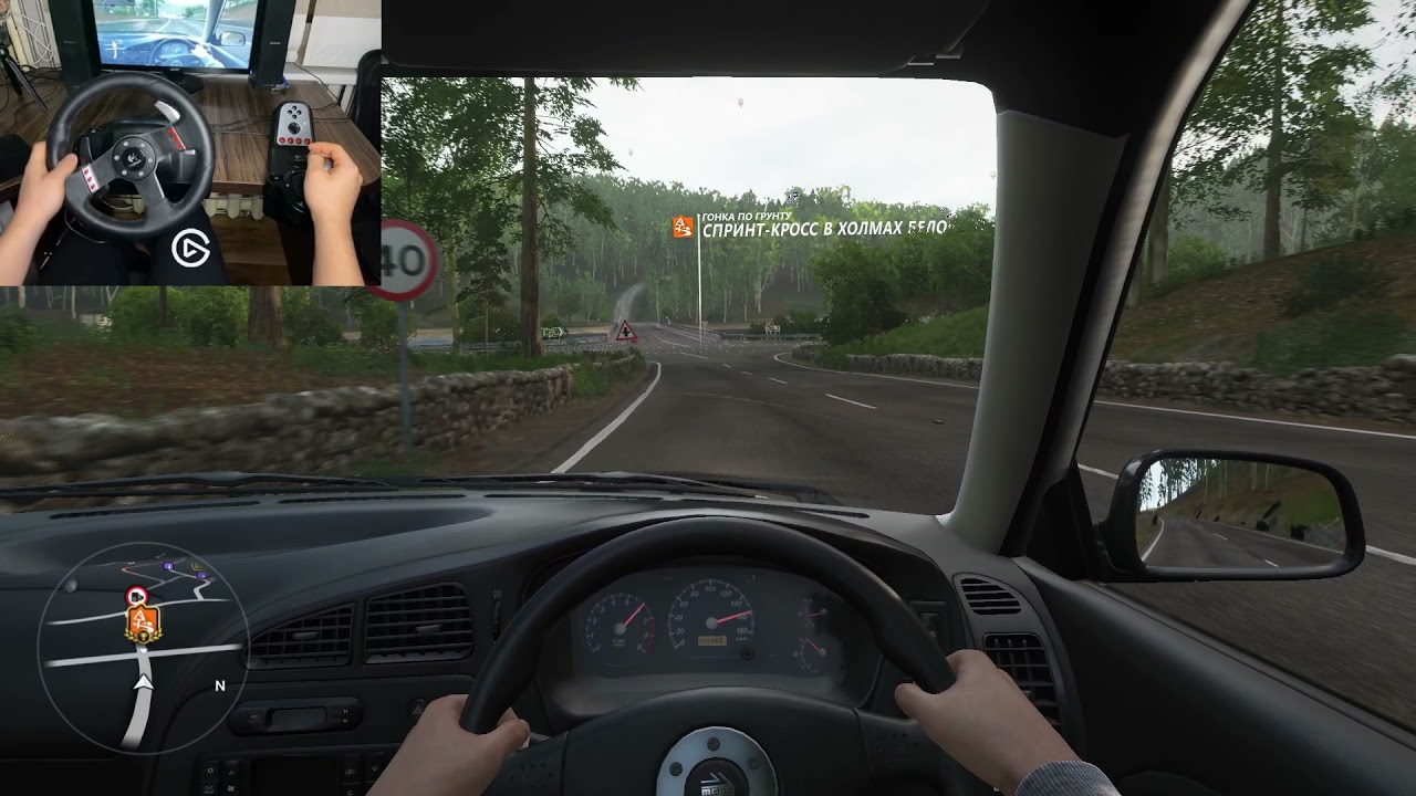 Forza horizon 4 logitech g27 вместо газа тормоз