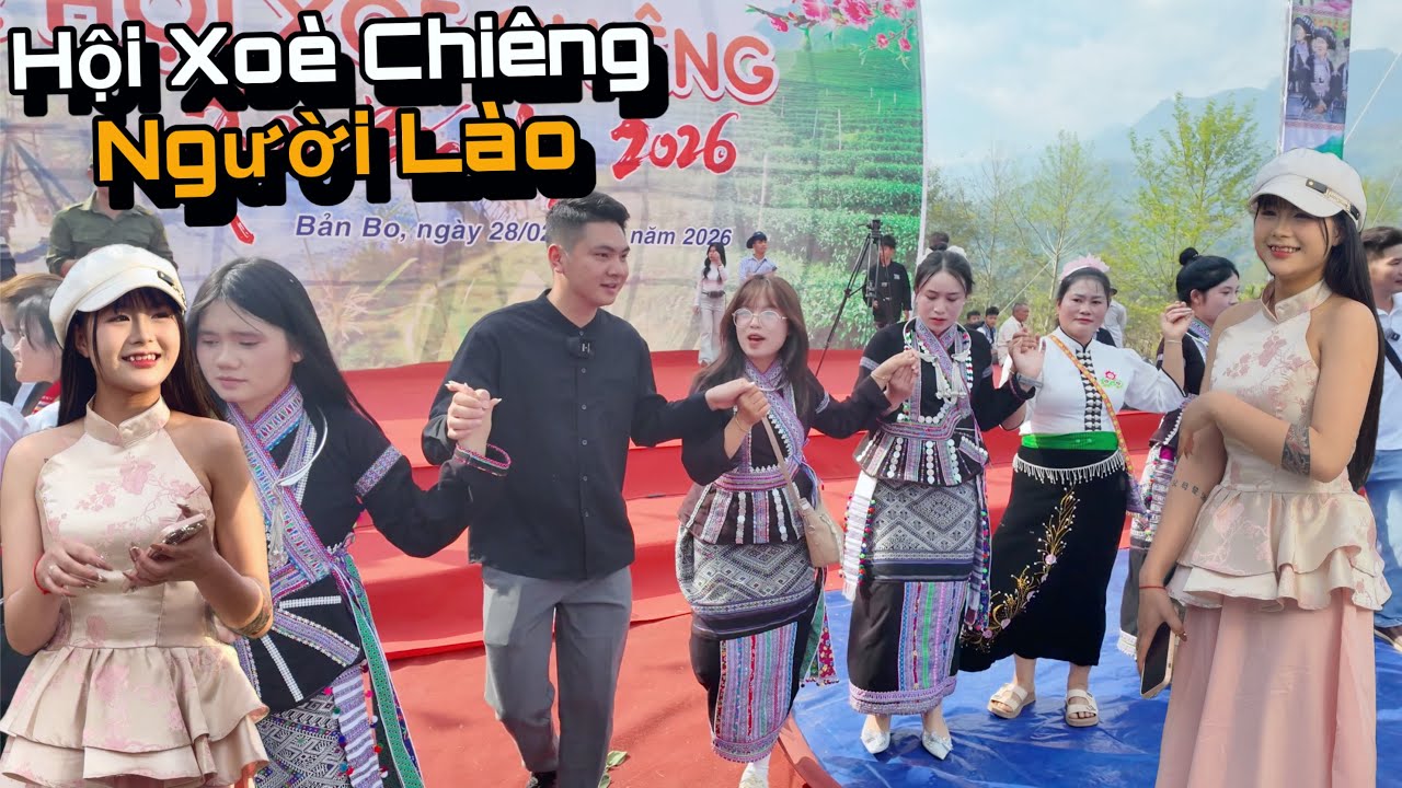 Kiếm Được Cô Người Yêu Tại Lễ Hội Xoè Chiêng Của Dân Tộc Lào...!