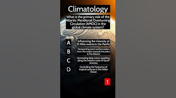 What is the primary role of the Atlantic Meridional Overturning Circulation (AMOC) in the global cli