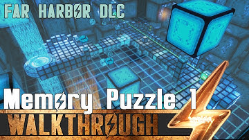 Fallout 4: Far Harbor - Memory 1 Puzzle Solution - DiMA VR Mission 1 [Memory 0V-9AX0]