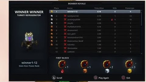 1st Place In Bomber Royale Without Moving! [Trove]