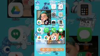 •✴• personalizando meu celular Android estilo IOS 14 no tema Felipe Neto •✴• screenshot 5