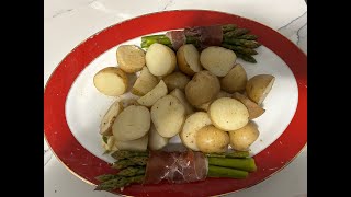 AN OLD MAN AND A FRYING PAN -Asparagus with Potatoes and Soup