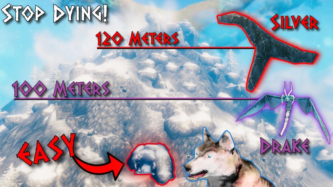 +30 Need to Know Valheim Tips for the Mountains🏔️ - Ultimate Mountain Guide - Silver, Frost Caves