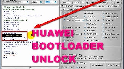 Huawei bootloader unlock without code