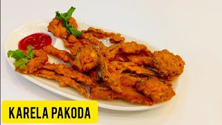 Karela pakoda recipe || crispy Karela pakoda || snacks recipe || chatpata nasta