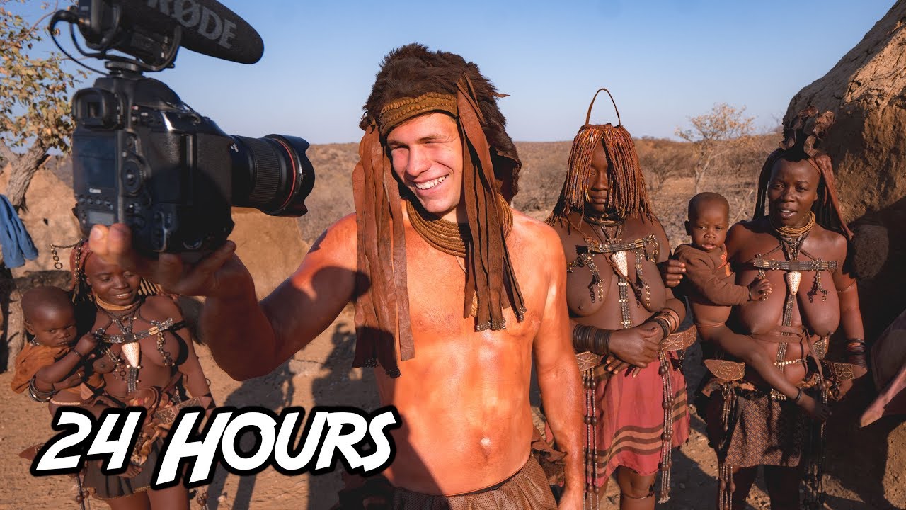 ⁣Living 24 hours With a Desert African Tribe - Himba Village, Namibia