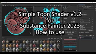 Simple Toon Shader v1.2 for Substance Painter 2023 How to use