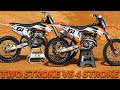 Supercross 450 vs Play Bike 250 Two Stroke with Freddie Noren - Motocross Action Magazine