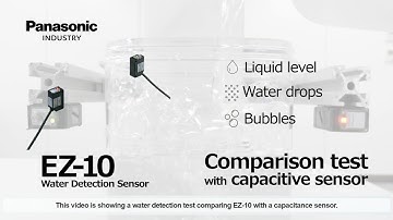 Optical Water Detection Sensor EZ-10 vs. Capacitive Sensor