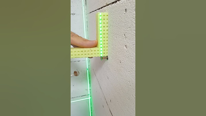 The best way to quickly and accurately install beacons using a laser and screws.