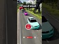 बचाओ बचाओ 😱इस खतरनाक रोड पर कौन सी कार बचेगी?Last tak dekho 👀🔥#shorts #gaming #car#challenge #bachao