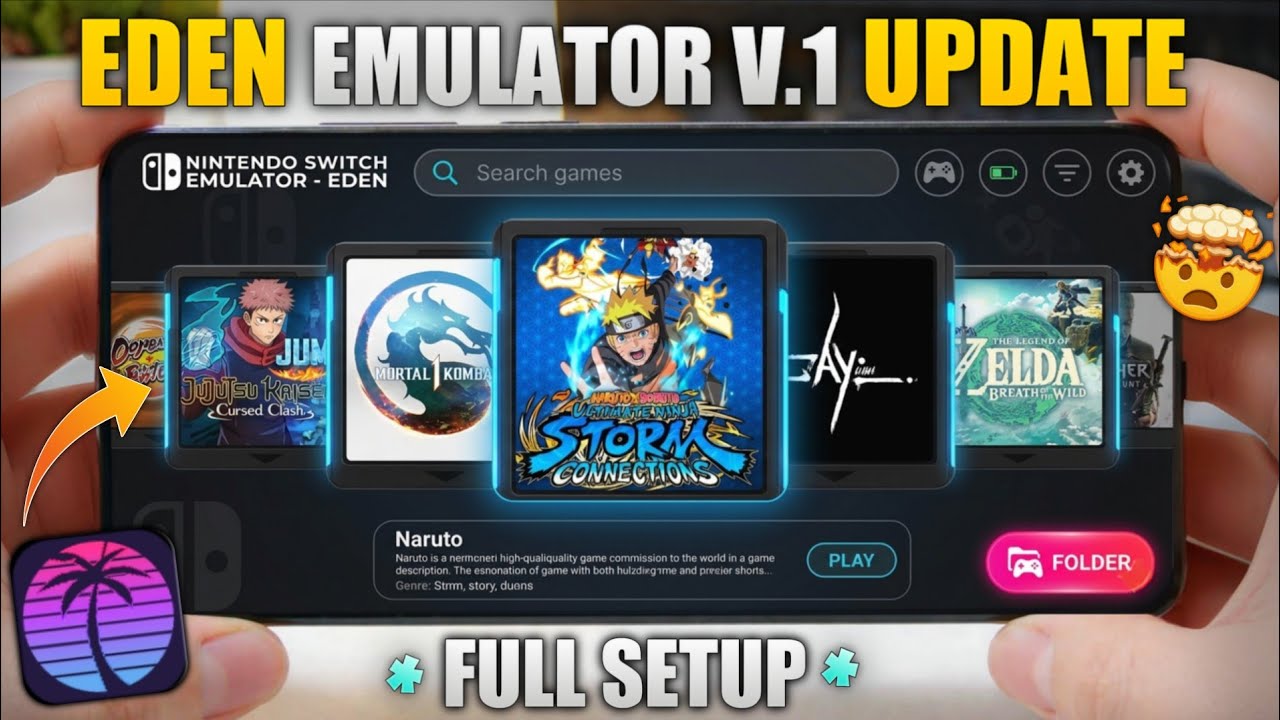 🔥NEW Eden V0.1 Update - Best Nintendo Switch Emulator For Android
