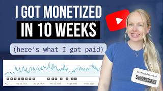 How much YouTube paid me in my first 6 months monetized (with less than 10K subscribers)