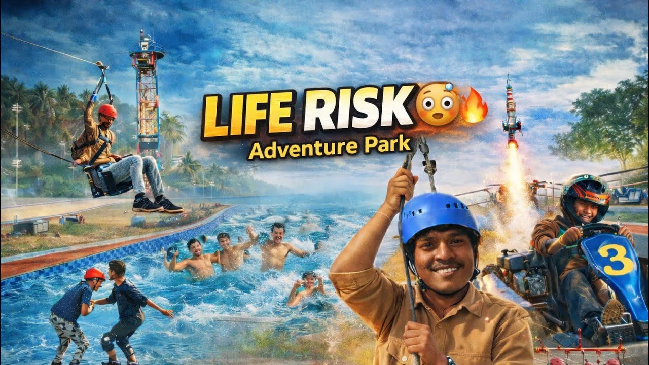 Tirupati Kurradu Took LIFE RISK 😳🔥 | Bangalore Adventure Park | Sai Way