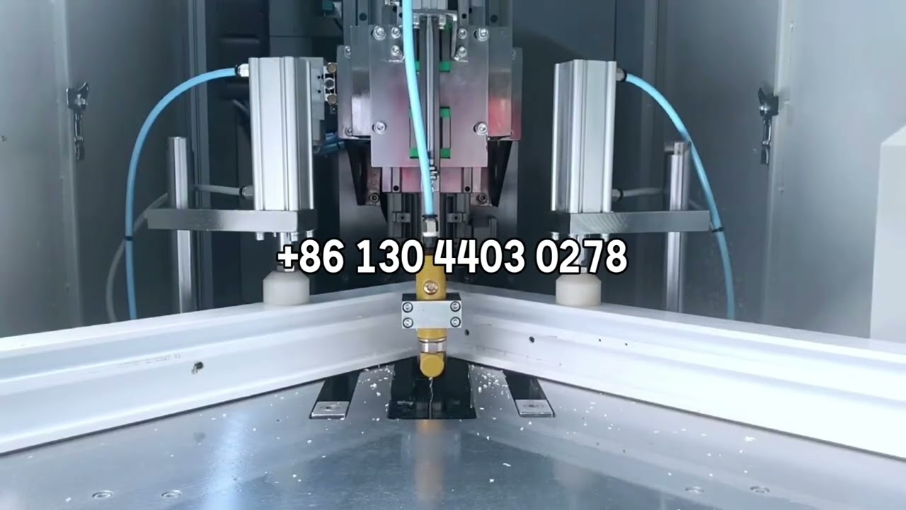 PVC WINDOWS FRAME CORNER CLEANING MACHINE