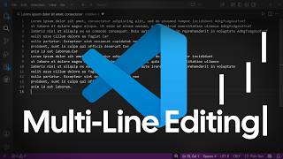 How to Edit on Multiple Lines in VS Code