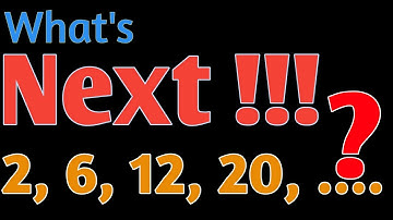 Can You Solve the Missing Number in This Sequence?2,6,12,20,..?..