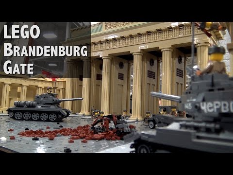 LEGO WWII Brandenburg Gate Brickmania | Brickworld Indy 2016