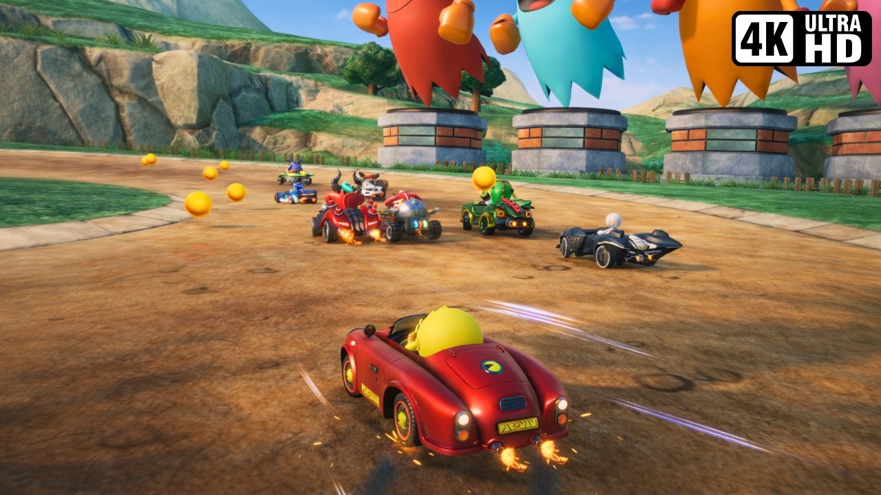 Pac-Man Gameplay | Sonic Racing: CrossWorlds (PC Ultra 4K UHD)