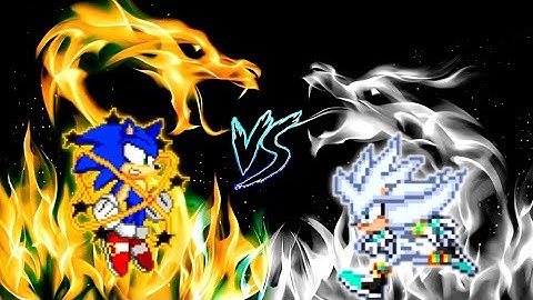 Sonic Chaos V4 JVL OP (all form) VS Silver The Hedgehog V3 OP (all form) in Jump Force Mugen