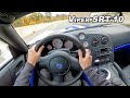 Driving The Dodge Viper SRT-10 VOI.9 Edition - Brutal 8.3L V10 Widow Maker (POV Binaural Audio)