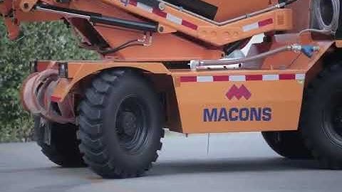 Self-Loading Transit Mixer (Macons Equipments Pvt. Ltd.) #constructionequipment