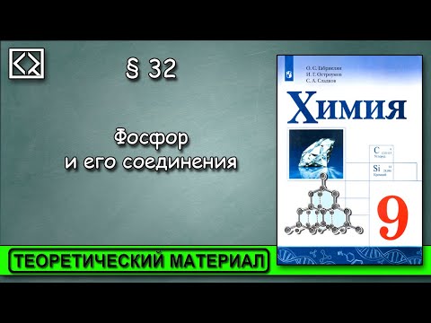 9 класс § 32  "Фосфор и его соединения".