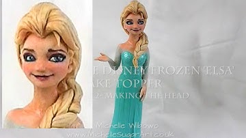 How to make your own Disney Frozen Elsa cake topper- Part 2 of 2- Model the body