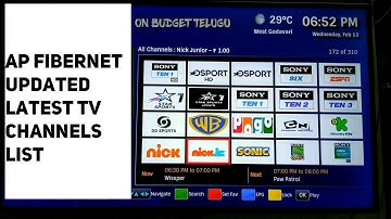 ap fiber net channels list | AP FIBER channels list telugu | ap fibernet software update 2019