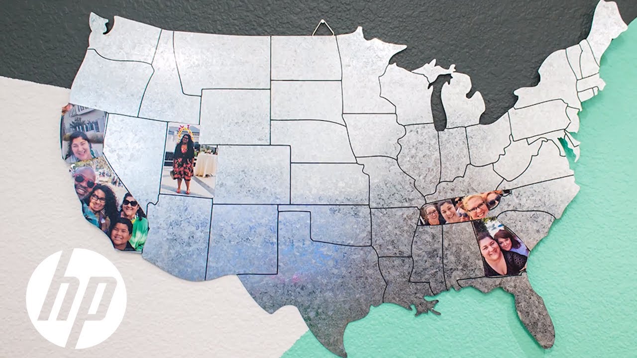 hpv vaccine DIY Magnetic Travel Map | HP Printers | HP